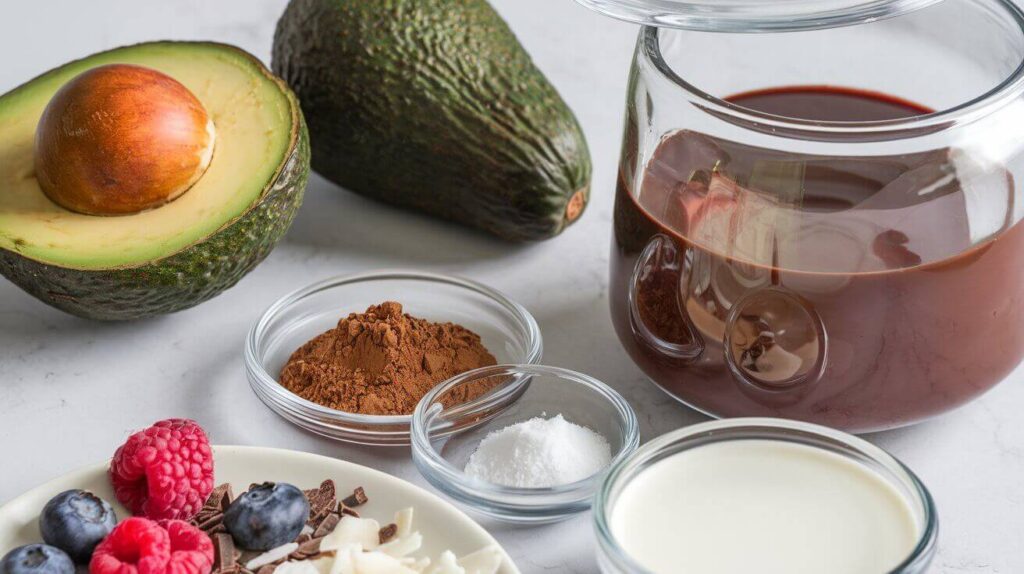 Avocado Chocolate Mousse Recipe ingredient