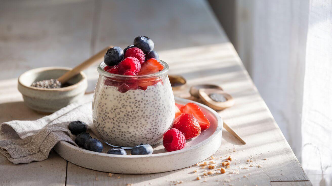 Healthy Greek Yogurt Chia Pudding Recipe