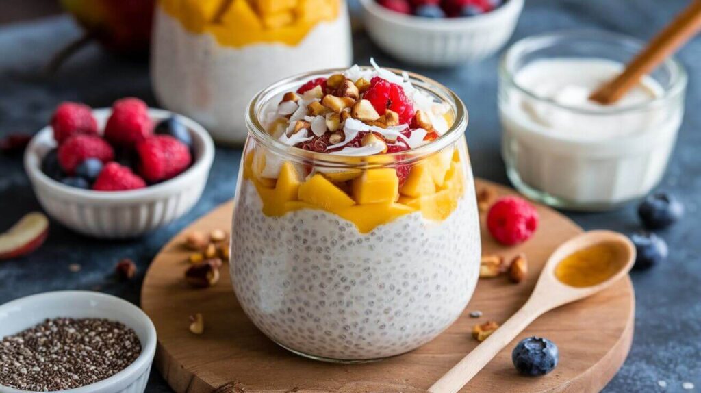 Healthy Greek Yogurt Chia Pudding Recipe z