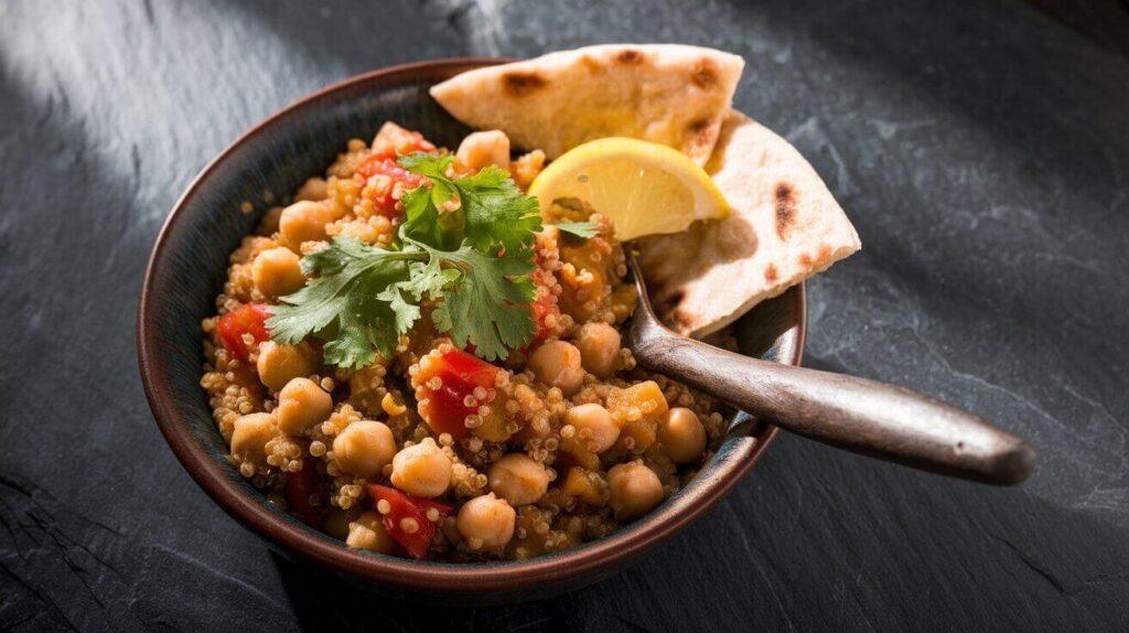 Moroccan Chickpea & Quinoa Stew