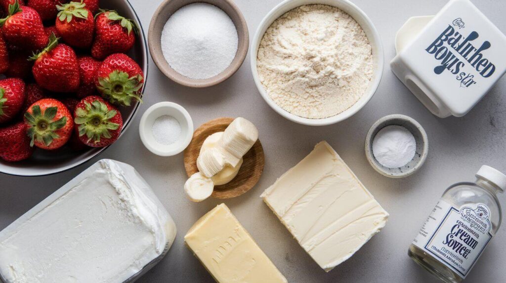 Strawberry Shortcake Bars ingredient