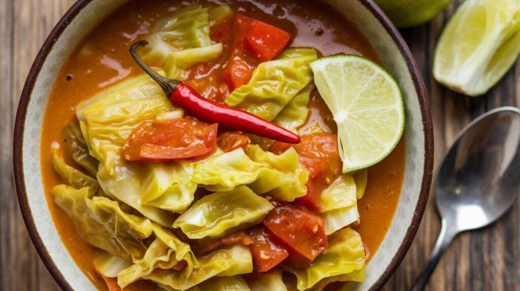 cabbage curry recipe