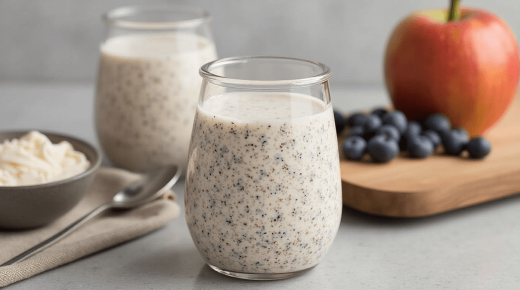 chia seed and greek yogurt