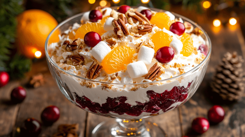 cranberry ambrosia salad_