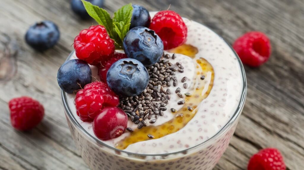 greek yogurt chia pudding