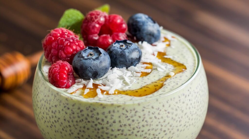 greek yogurt with chia seeds​