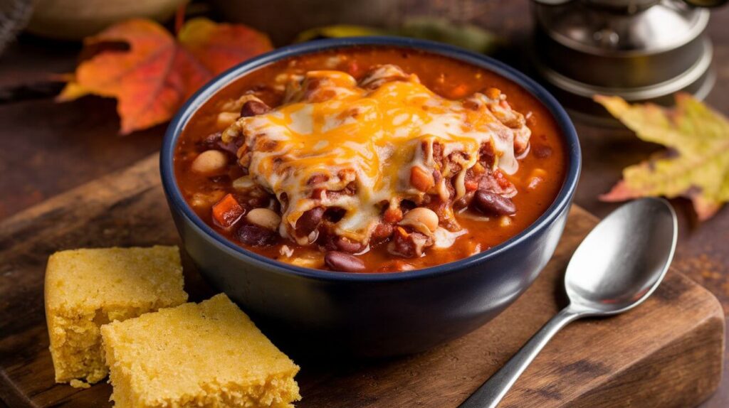 5-Step Irresistible Cheesy Enchilada Chili Recipe – Crockpot Perfection!