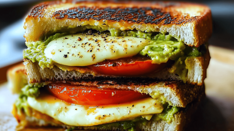 Healthy Avocado Grilled Cheese