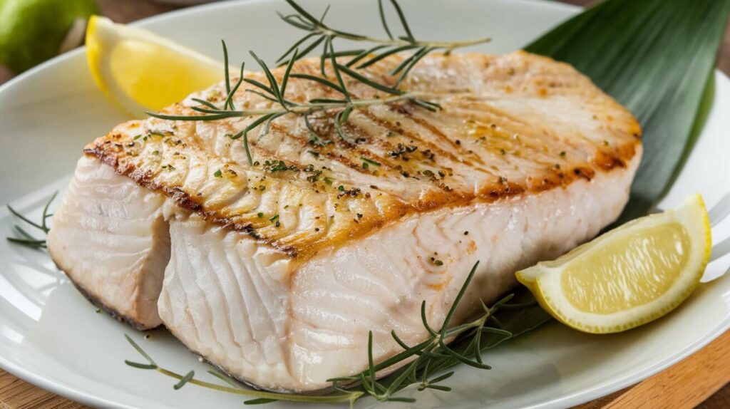 How do you cook Bobby Flay halibut