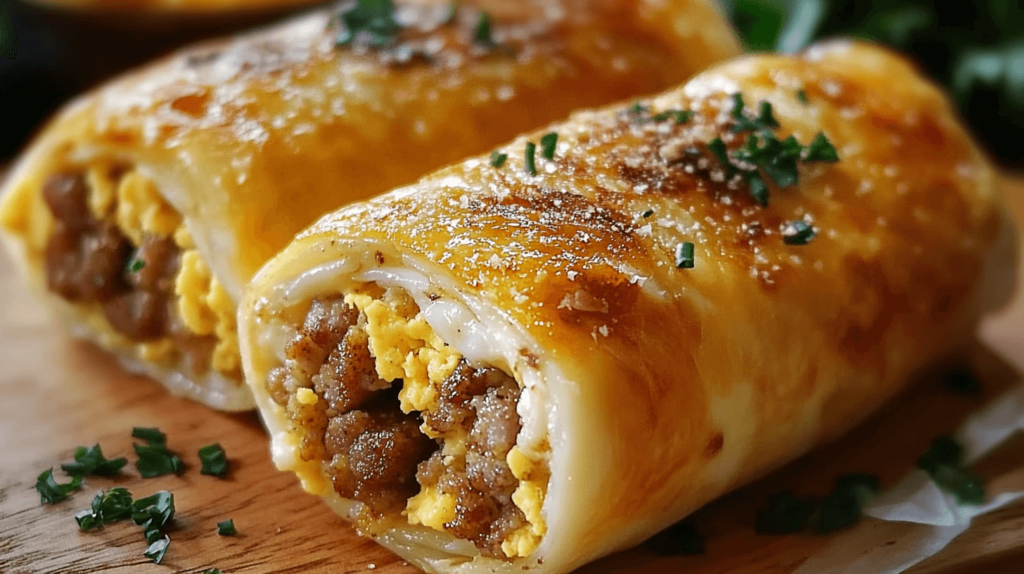 Sausage and Cheese Breakfast Rolls