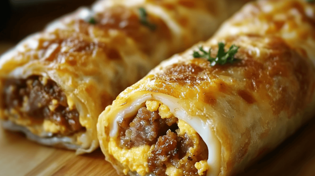 Sausage and Egg Roll Ups