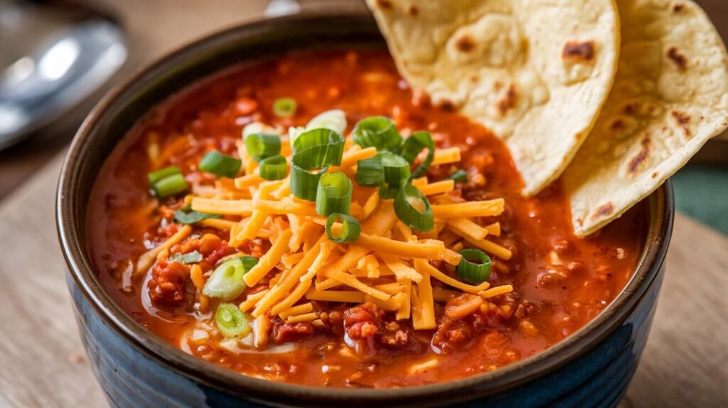 cheesy enchilada chili crockpot