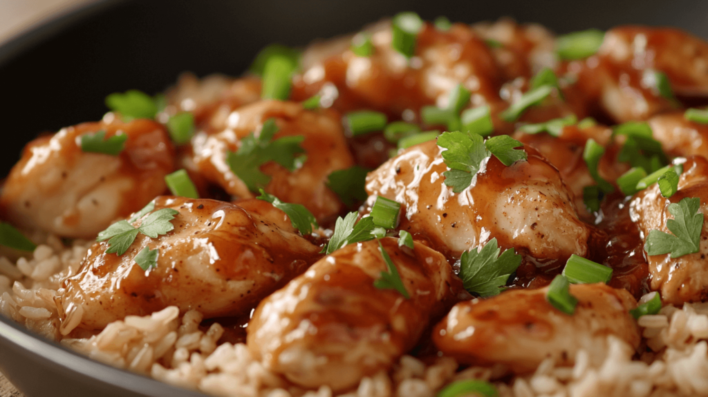 one pan bold honey bbq chicken rice recipes